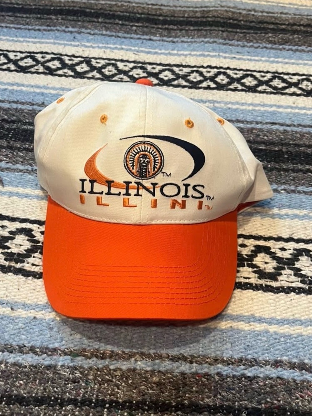 Illinois Billini Two-Tone Orange and White Baseball Cap